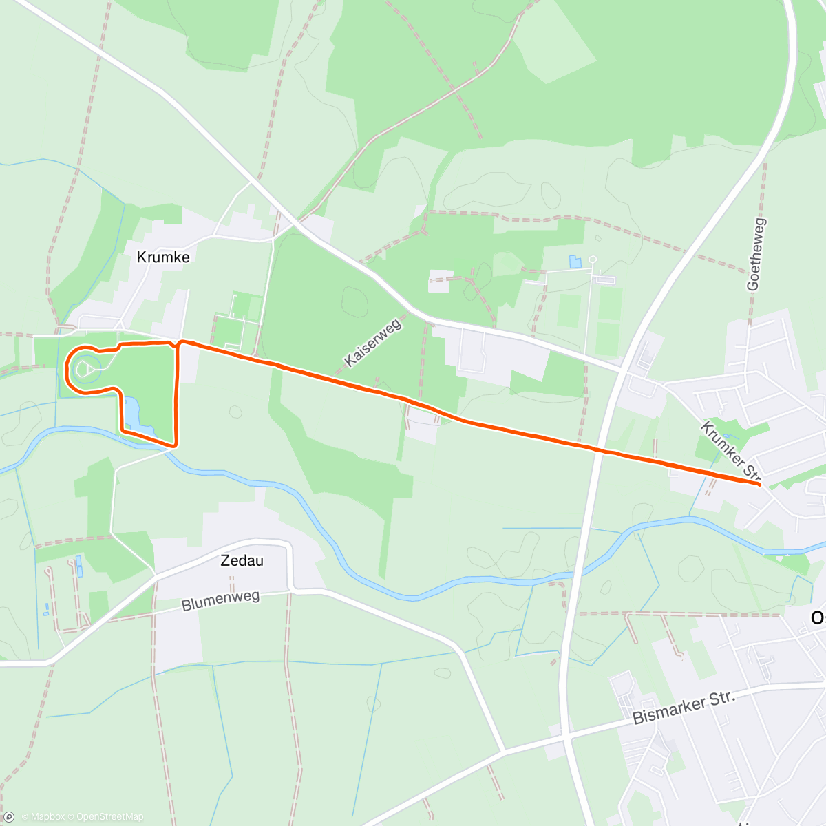 Map of the activity, 🎅🏻Lauf