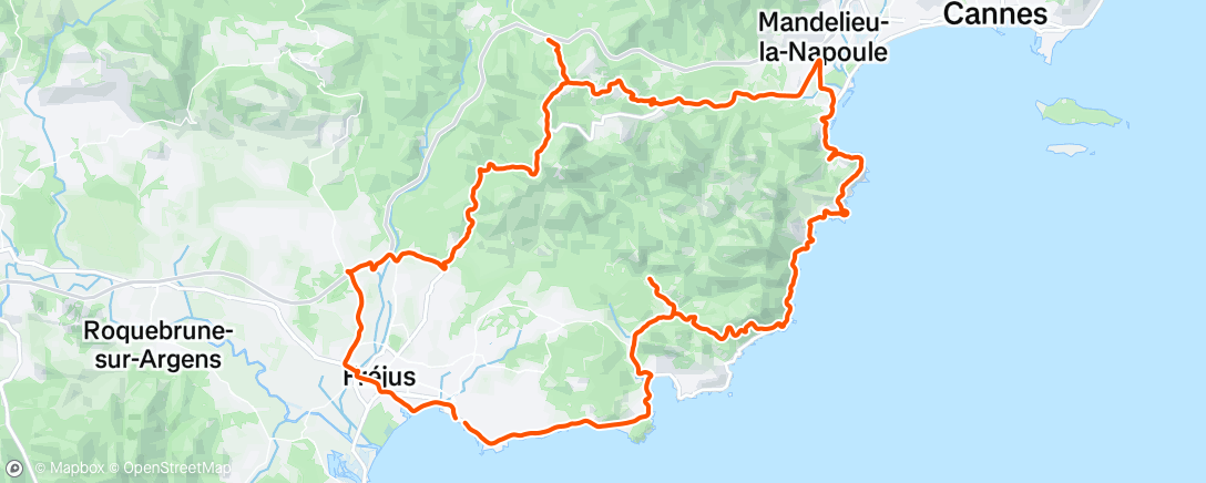 Mapa de la actividad (Lunch Ride)