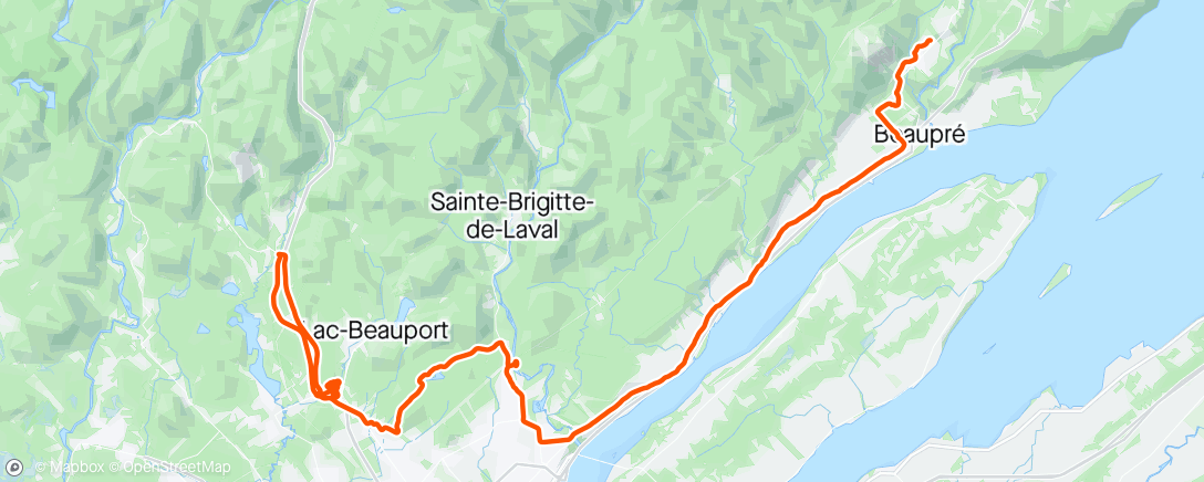 Map of the activity, Sommet/Sagamité/Aqueduc/MSA