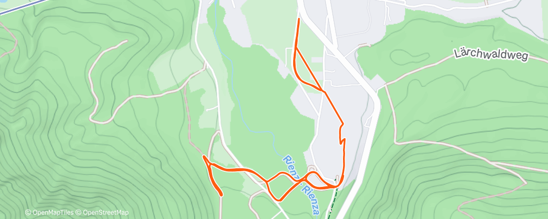 Map of the activity, Morning Nordic Ski
