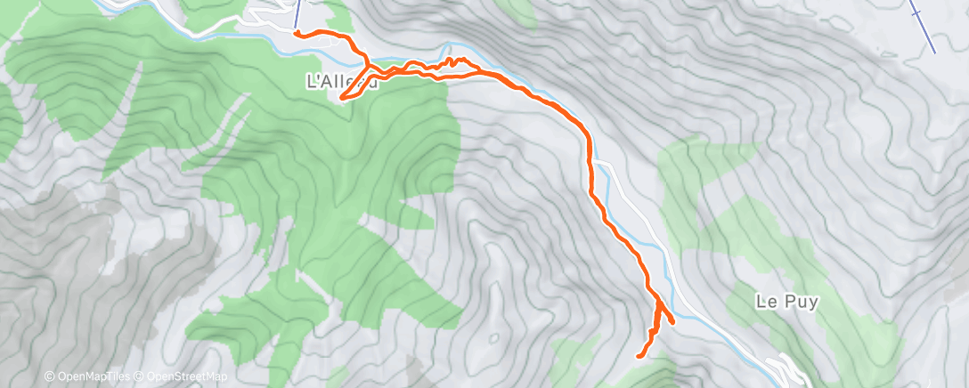 Map of the activity, Lanchâtra