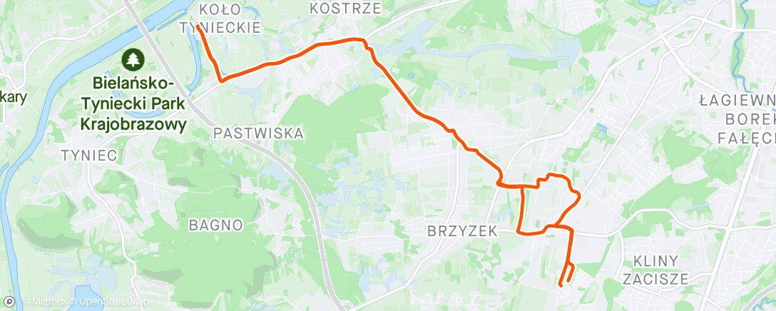 Map of the activity, Afternoon Ride