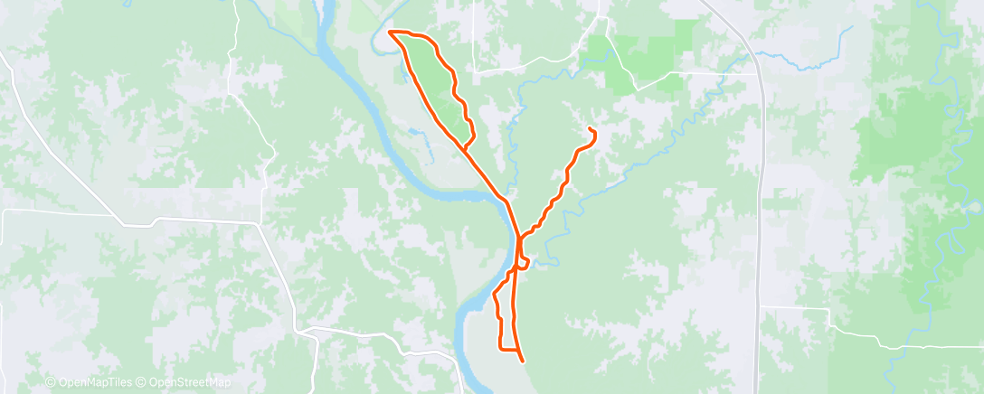 Карта физической активности (Morning Ride)