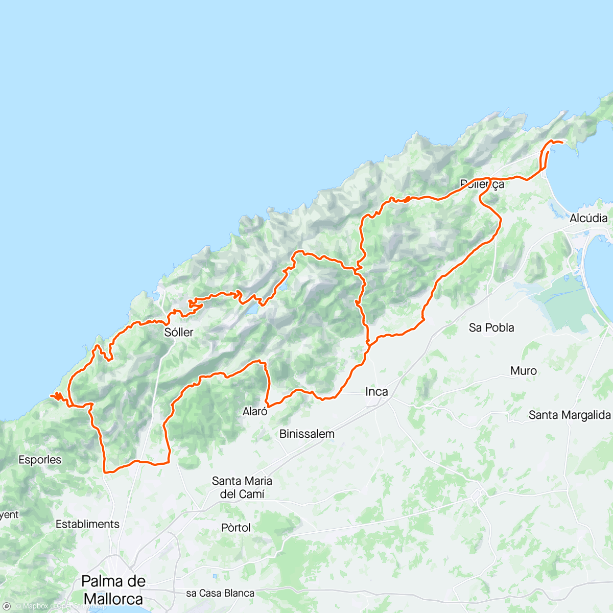 Map of the activity, Flipping ace wee day out. Classic climbs, coastal views and brawsome company 🙌🏻
