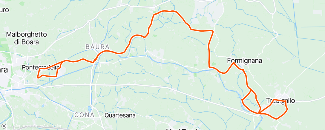 Map of the activity, Giro 31/2024