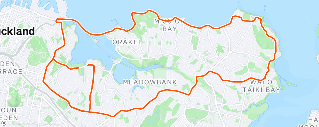 Map of the activity, Afternoon Ride