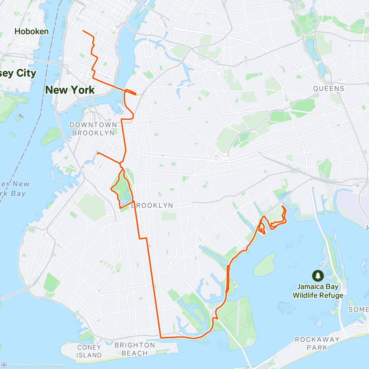 Map of the activity, ROR 420 GRAVEL PARTY