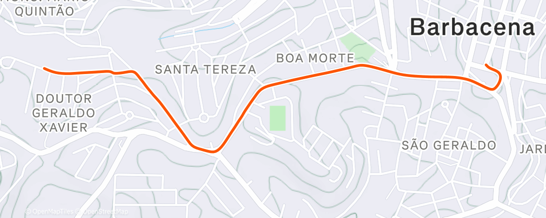 Карта физической активности (Deslocamento)