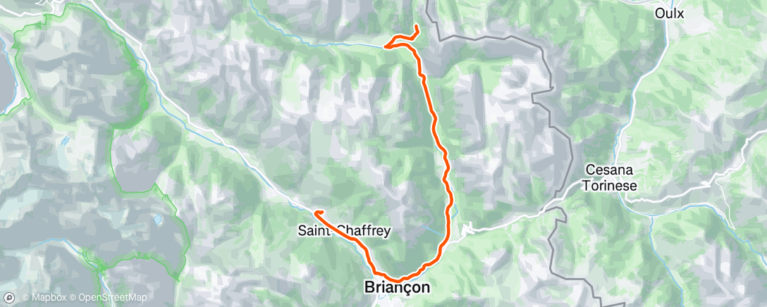 Map of the activity, Col de I’Échelle