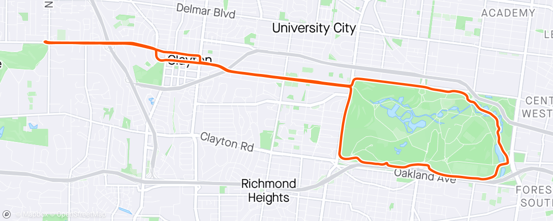 Map of the activity, Afternoon Road Ride
