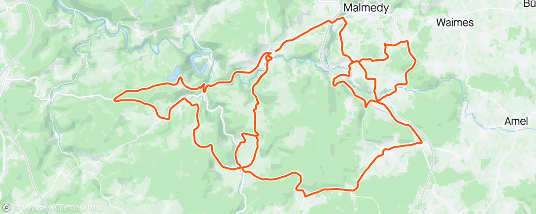 Map of the activity, Course à oublier