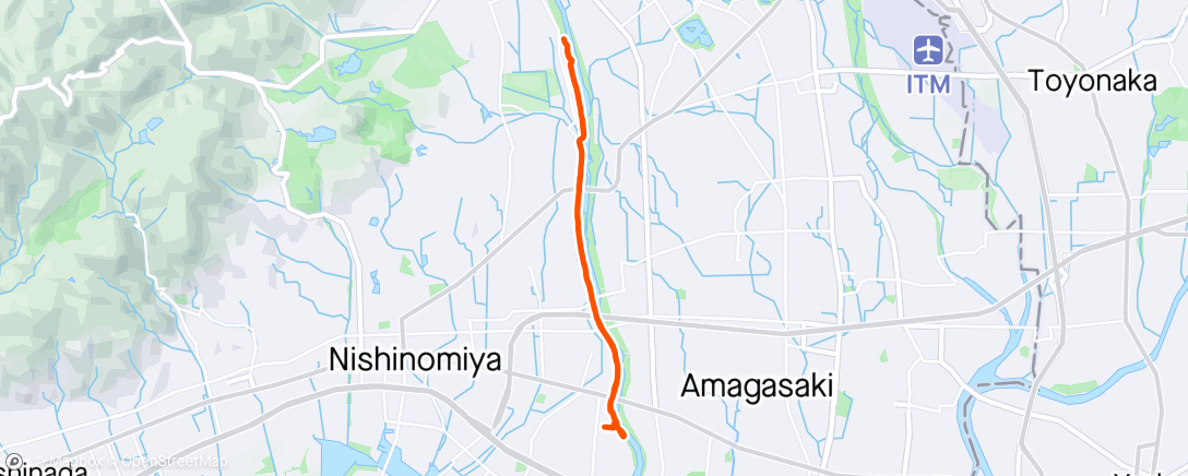 Map of the activity, 何とか17k (18C 74% ENE7m/s)