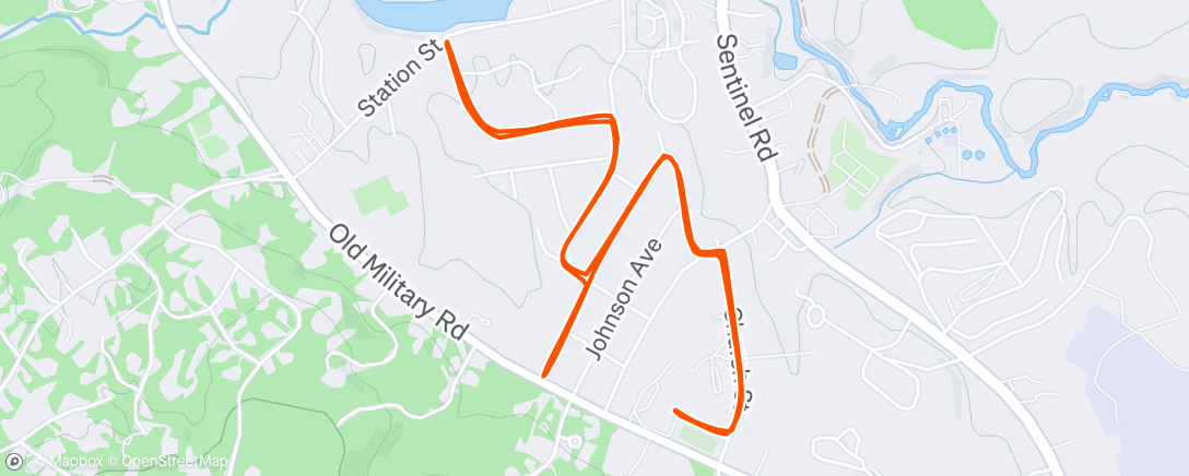 Map of the activity, Morning Workout