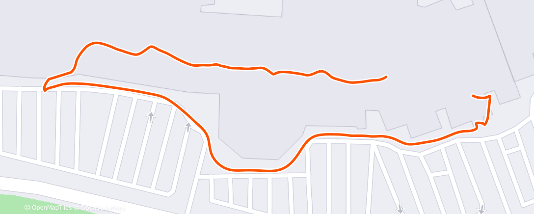 Map of the activity, Evening Walk