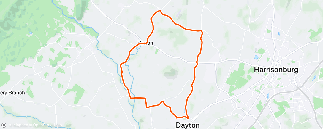Map of the activity, Morning Ride
