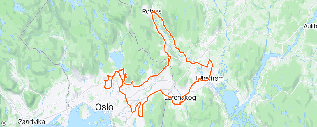 Map of the activity, Tur på nye veier