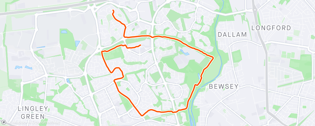 Mappa dell'attività Recovery Run