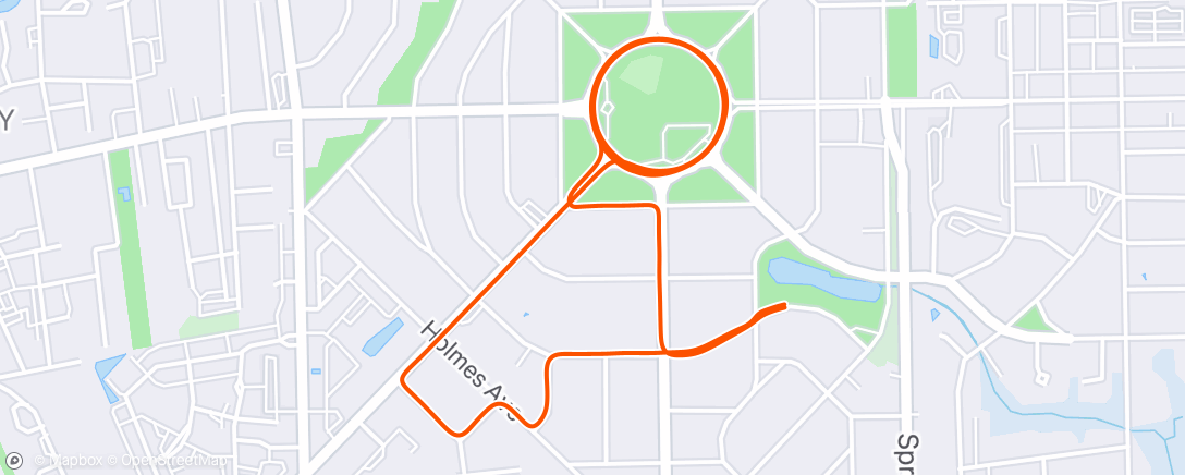 Map of the activity, Lunch Ride