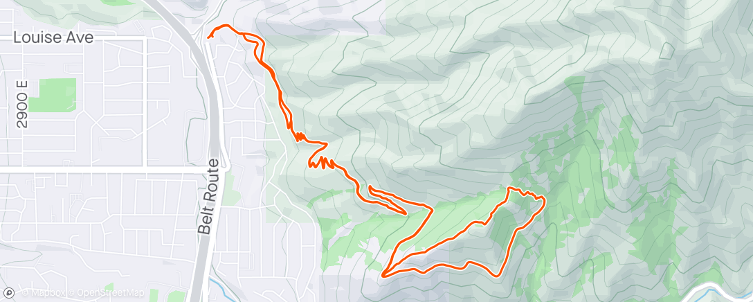 Map of the activity, Millcreek with the surprises I feel like I should know by now