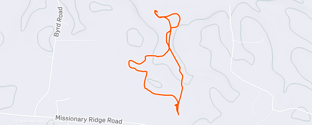 Map of the activity, Farm walk w/ Ruby