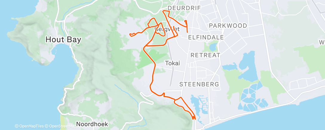 Map of the activity, Morning Ride