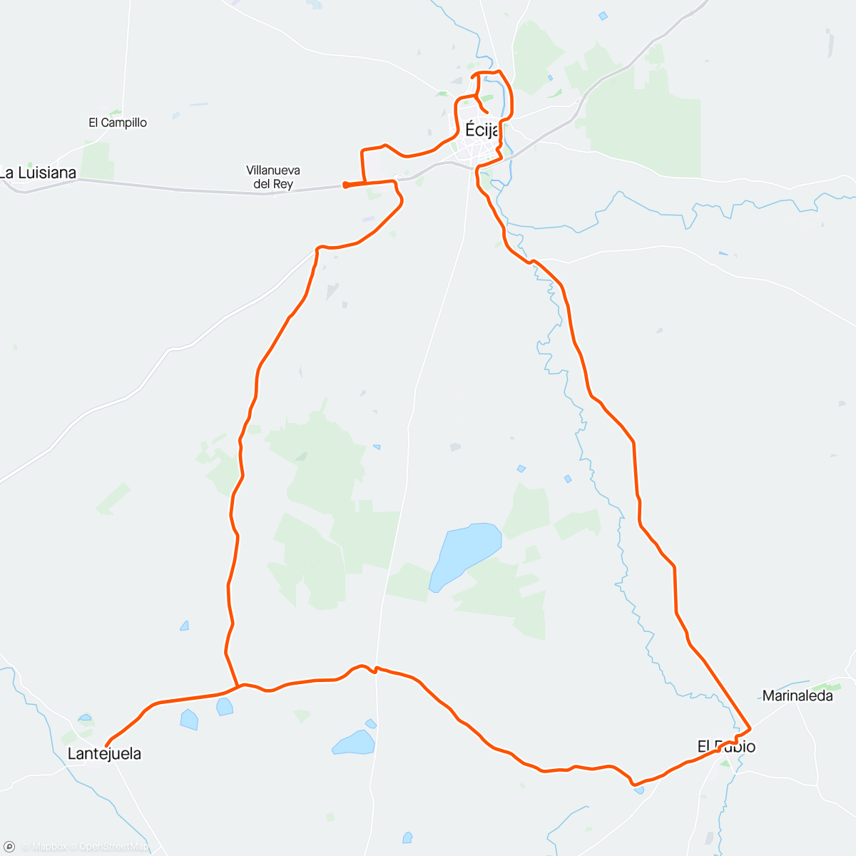 Mappa dell'attività Bicicleta de carretera en solitari por la mañana