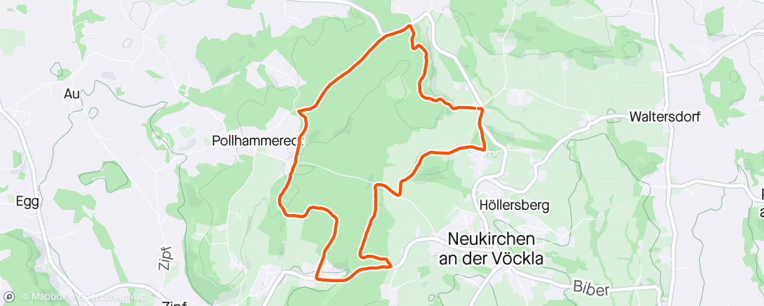 Map of the activity, Waldlauf