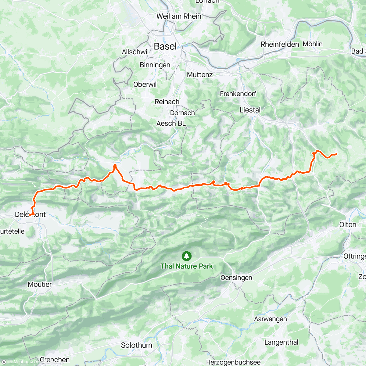 Map of the activity, Across Jurassic Valleys