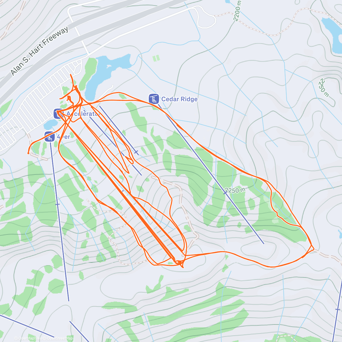 Map of the activity, Patrol Day 18