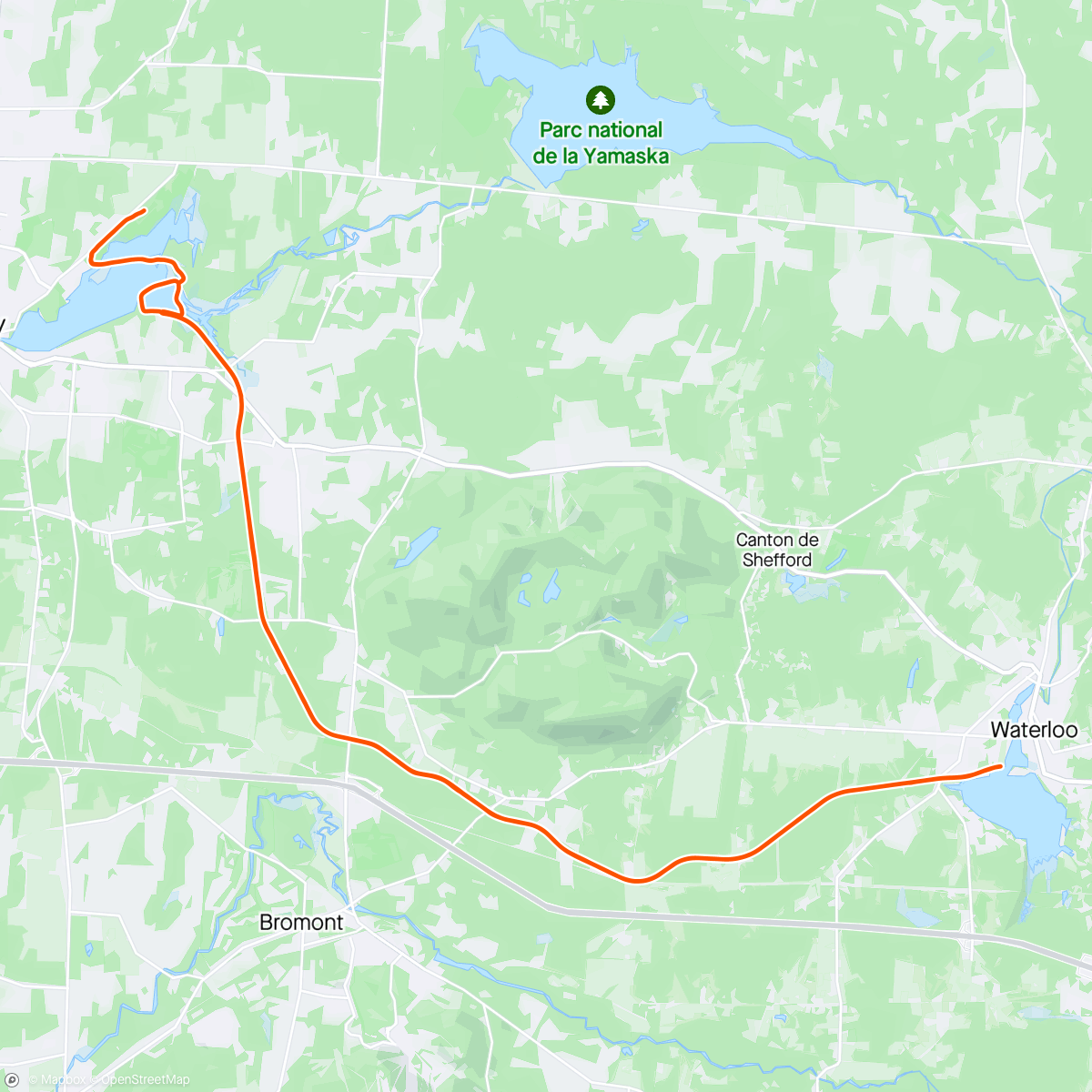 Map of the activity, Ride avec Flo Flo