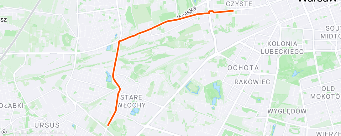 Map of the activity, na chatę