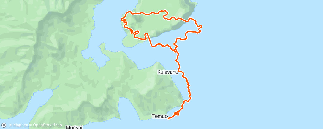 Map of the activity, Zwift - Tides and Temples in Watopia