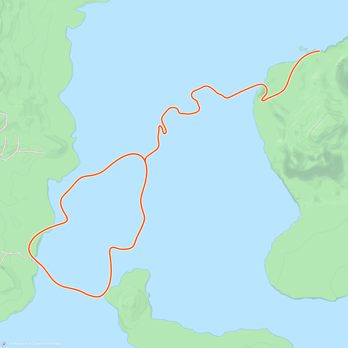 Map of the activity, Zwift - Deca Dash in Watopia