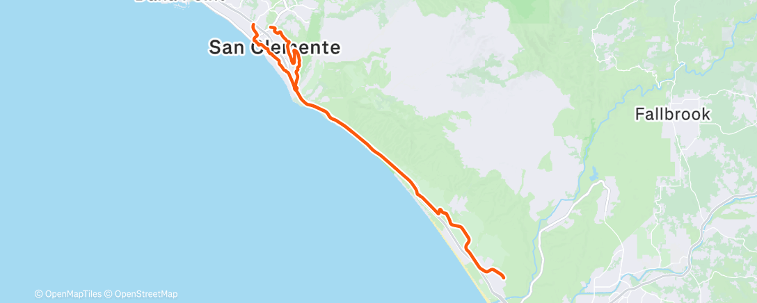 Map of the activity, WW + pain cave