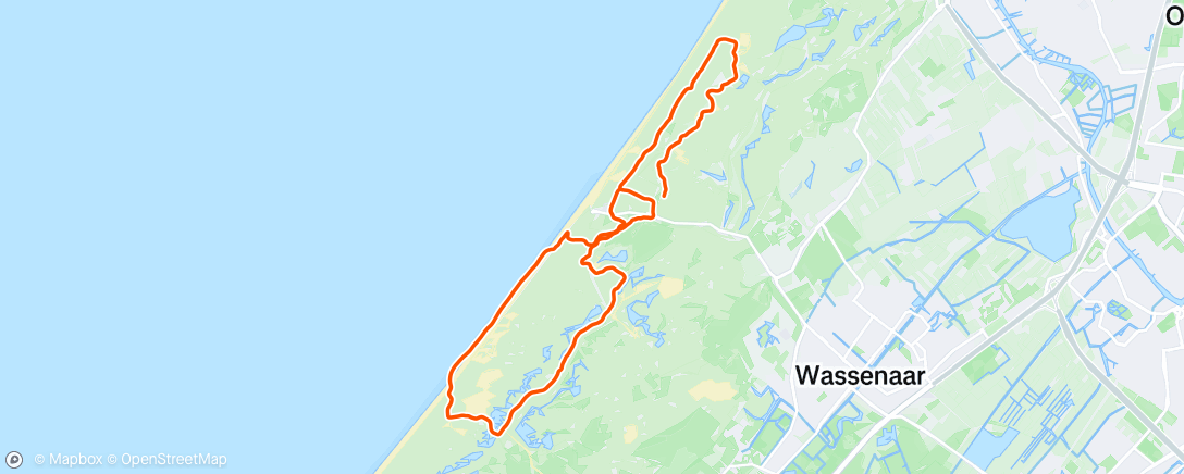 Map of the activity, Ochtendloop