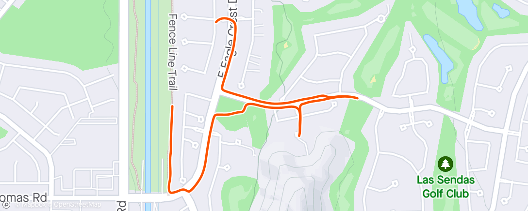 Map of the activity, ☀️ Morning Walk with Cooper