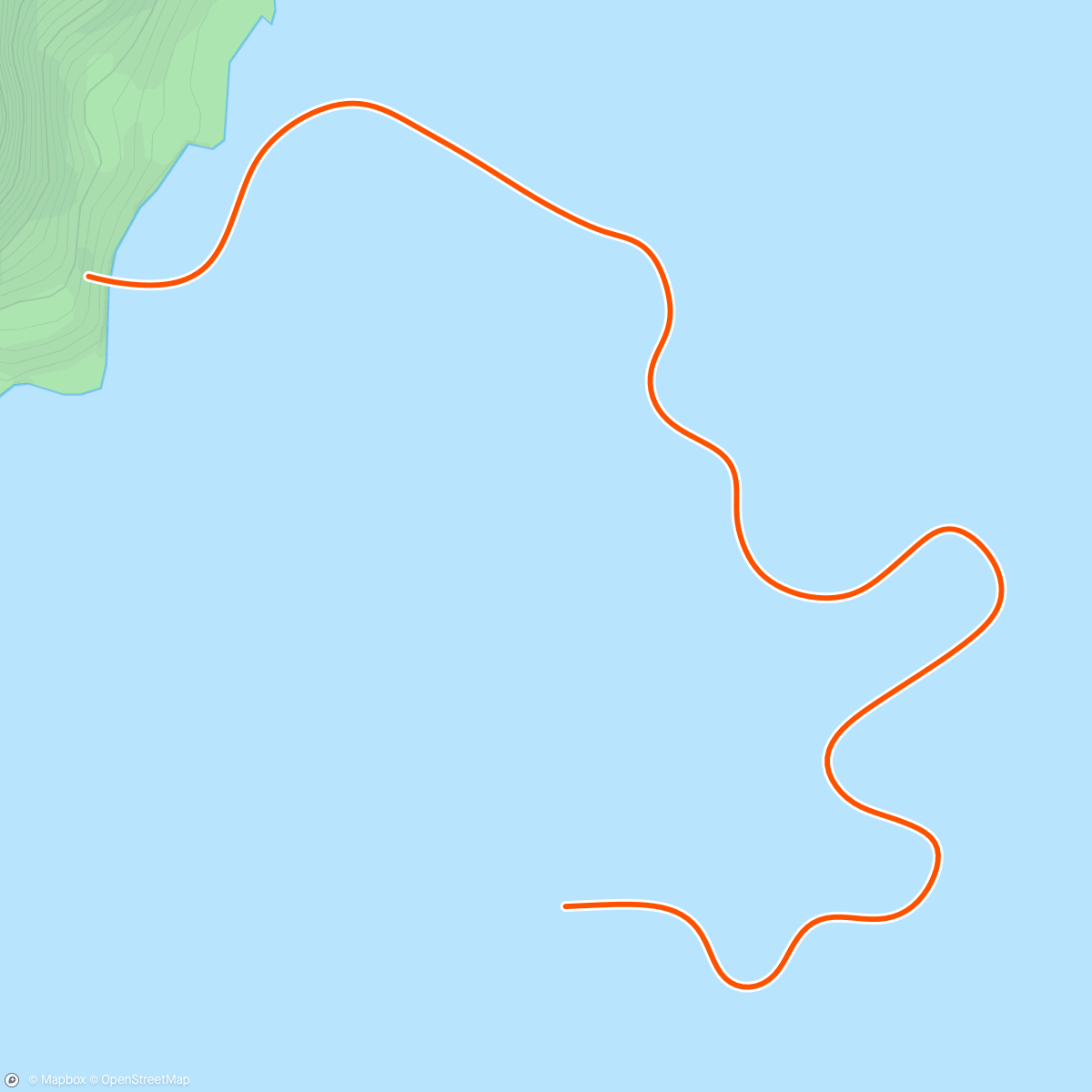 Карта физической активности (Zwift - Pacer Group Ride: Triple Flat Loops in Watopia with Miguel)