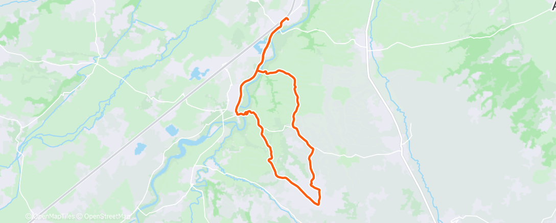 Map of the activity, Celle du samedi avec Max.