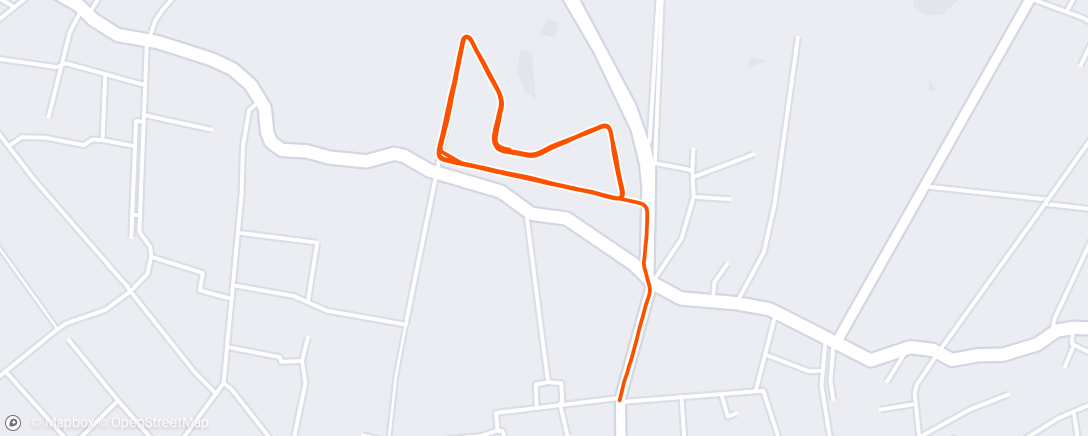 Map of the activity, Morning Run