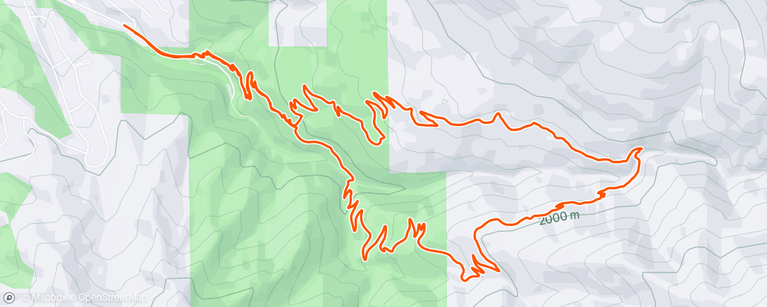 Map of the activity, Morning Mountain Bike Ride