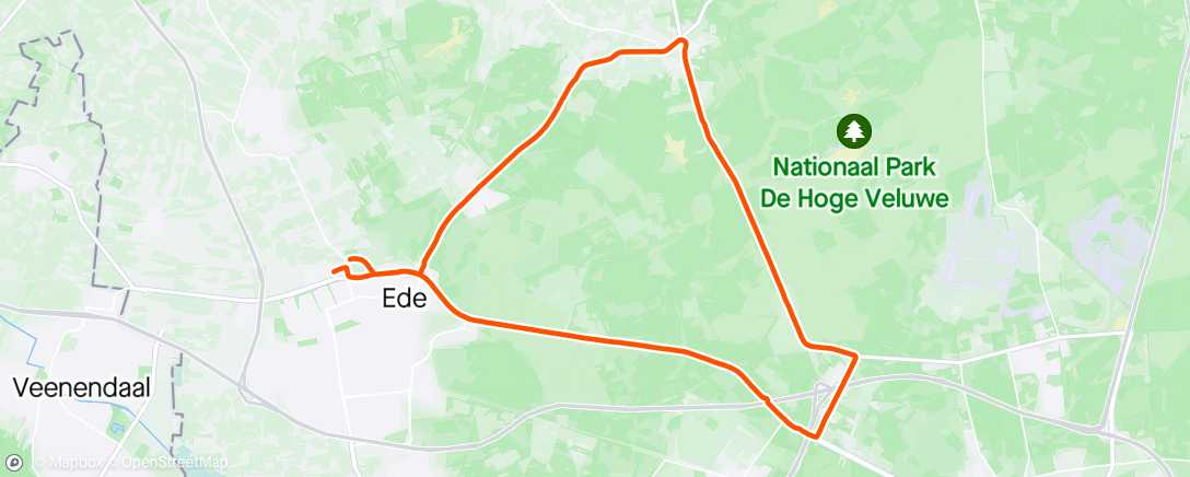 Map of the activity, Ritje Otterloo (solo)