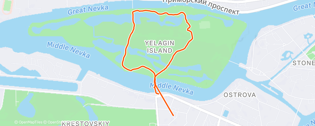 Map of the activity, Diaspora Elagin ostrov #484