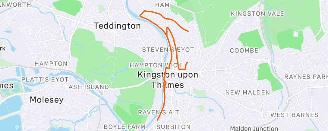 Map of the activity, 2x20