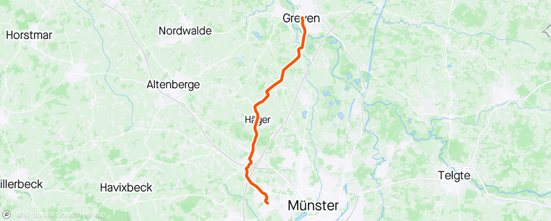 活动地图，Radfahrt am Morgen