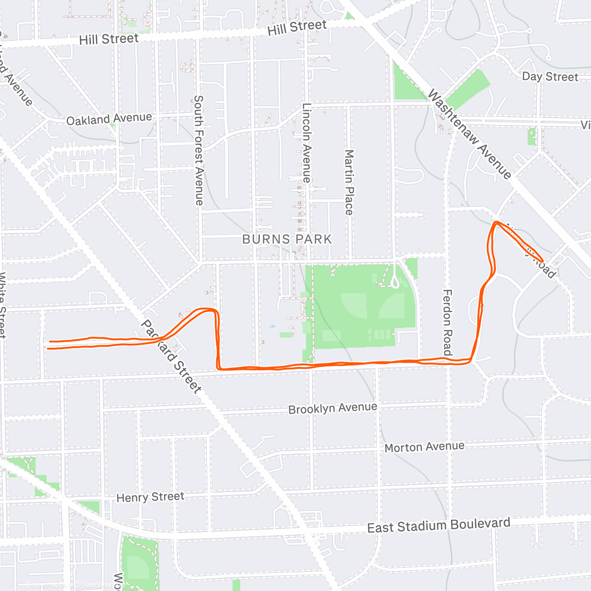 Map of the activity, Not slipping on the boys 🧊