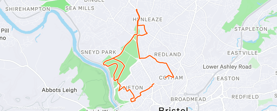 Карта физической активности (Morning Run)