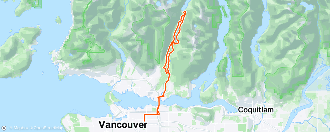 Map of the activity, Afternoon Ride