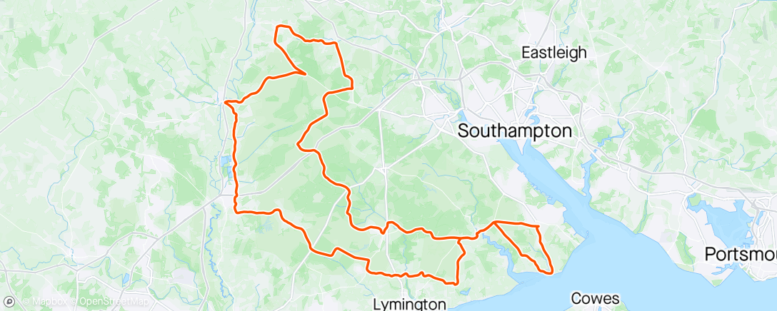 Map of the activity, New Forest Classic