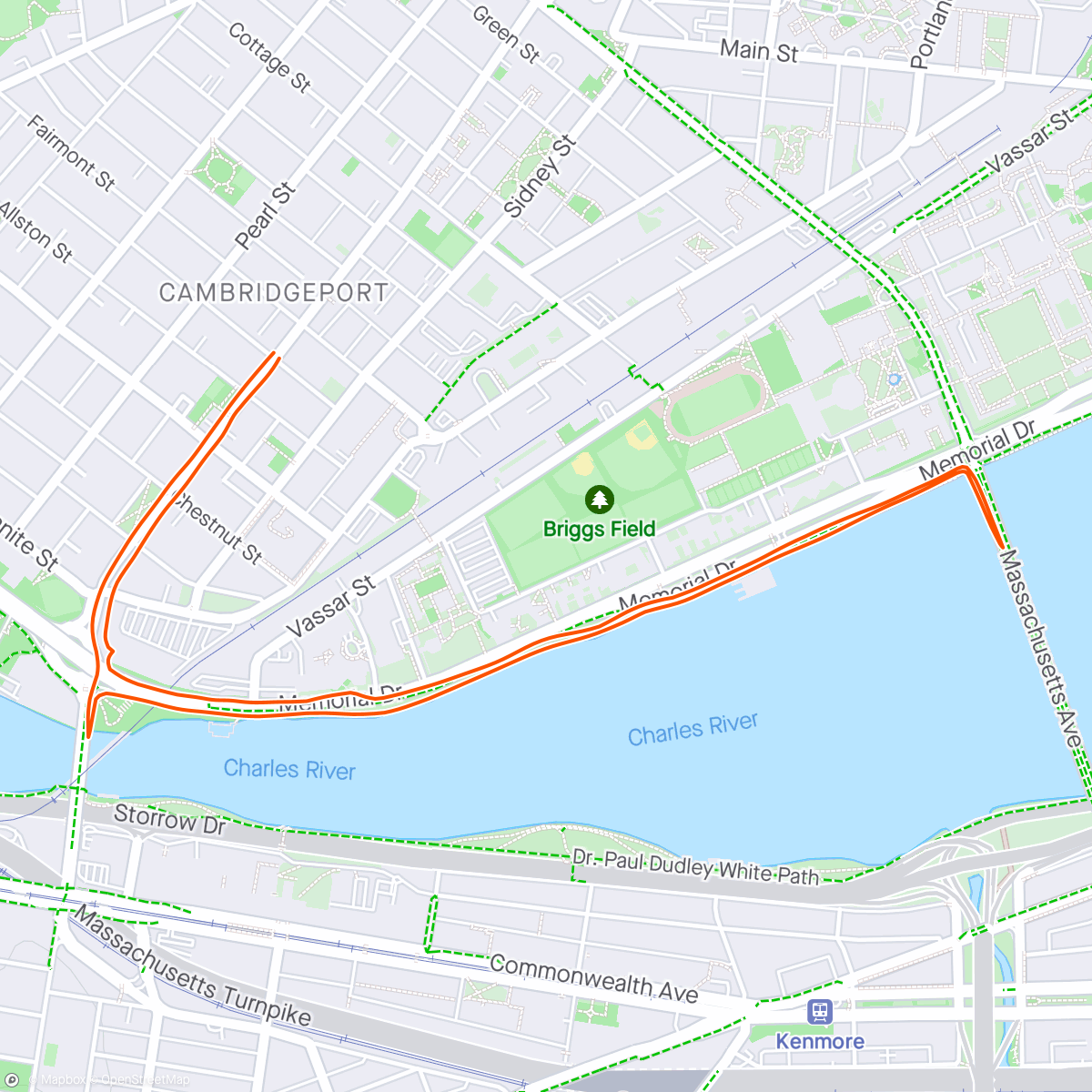 Map of the activity, Boston shakeout
