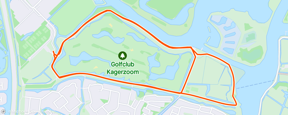 Map of the activity, Kagerzoom Parkrun